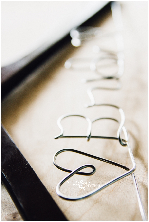 dress hanger for brides