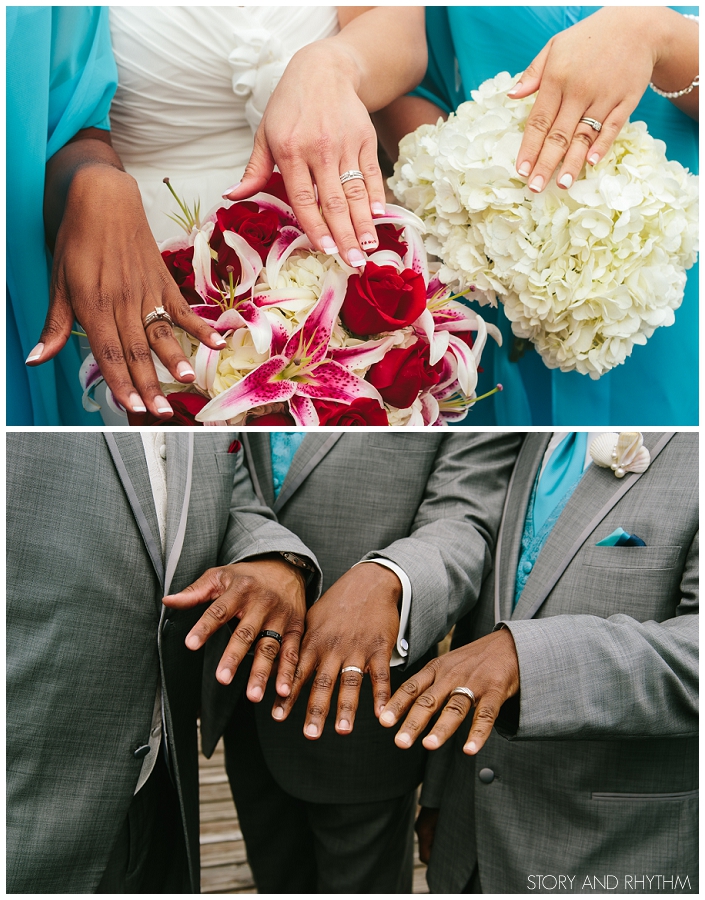 bridesmaids hands