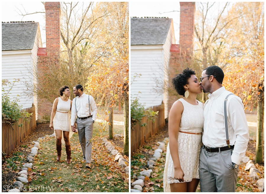 Engagement Photos at Mordecai House