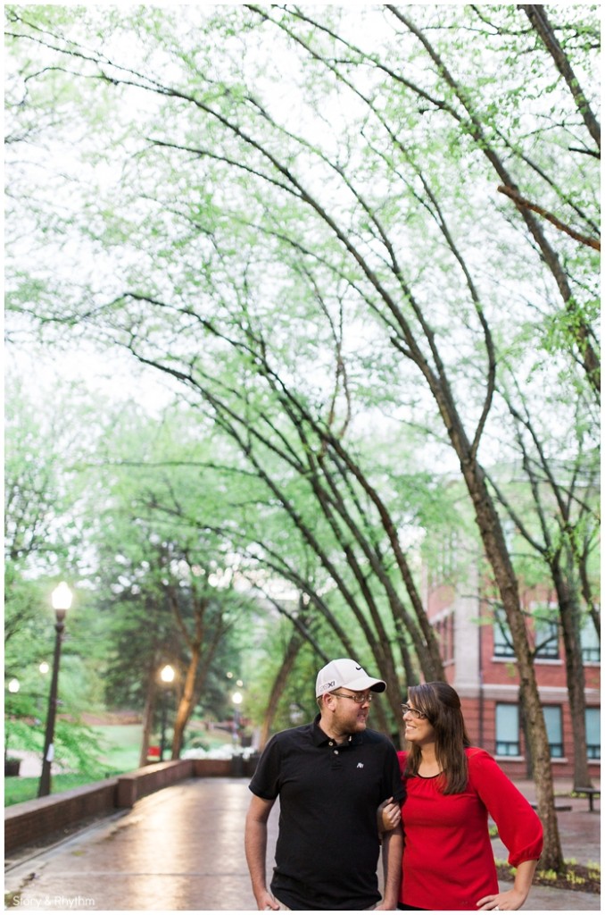 Outdoor engagement photos