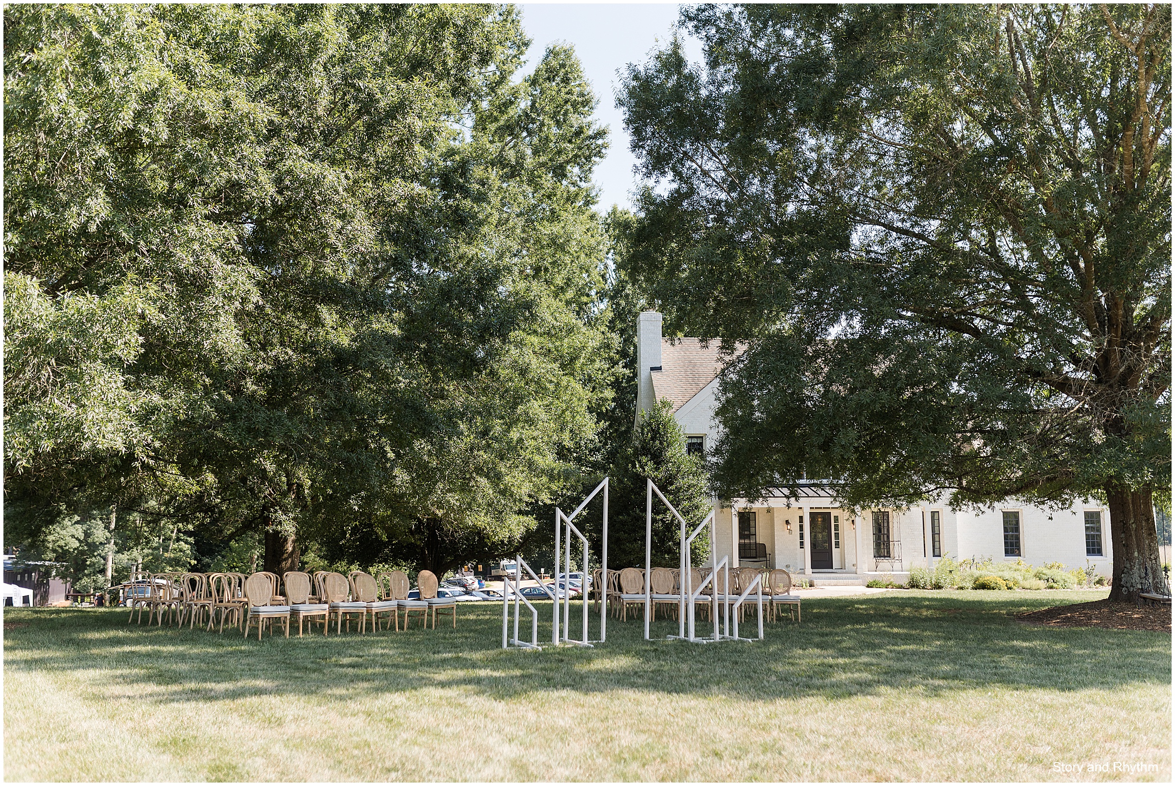 The Meadows Raleigh outdoor ceremony space