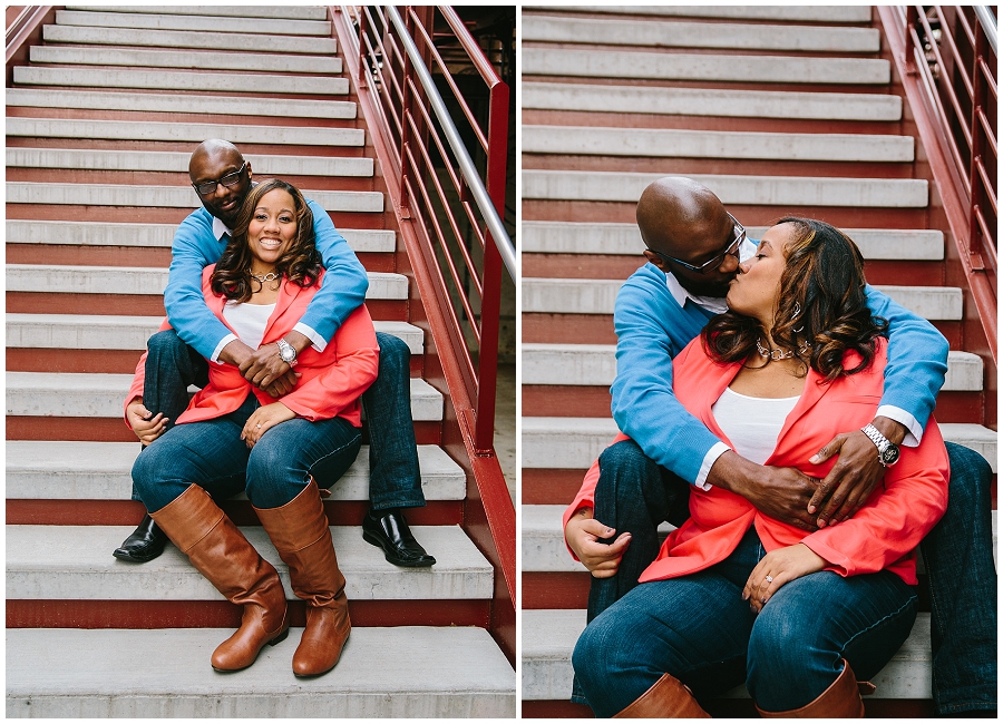 Durham Bulls engagement photo