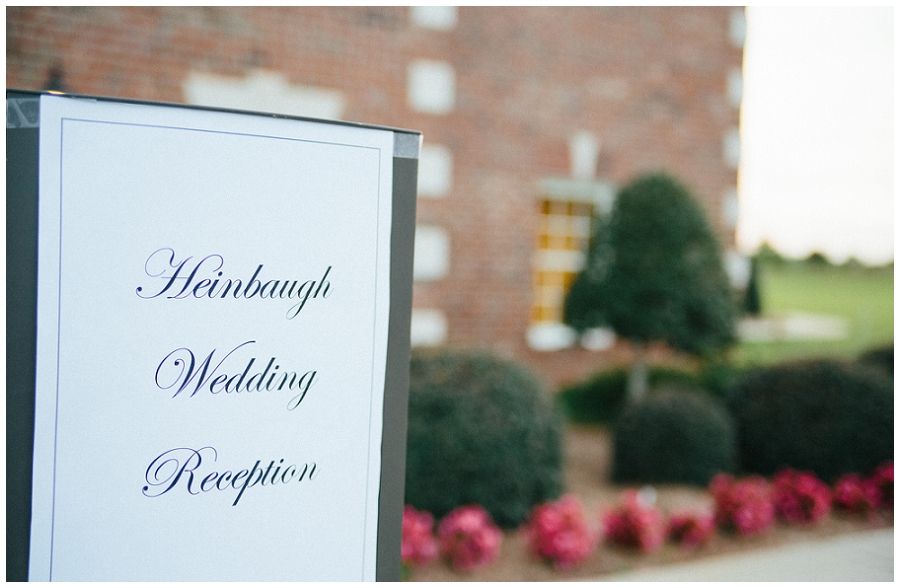 Colonial Baptist Church wedding