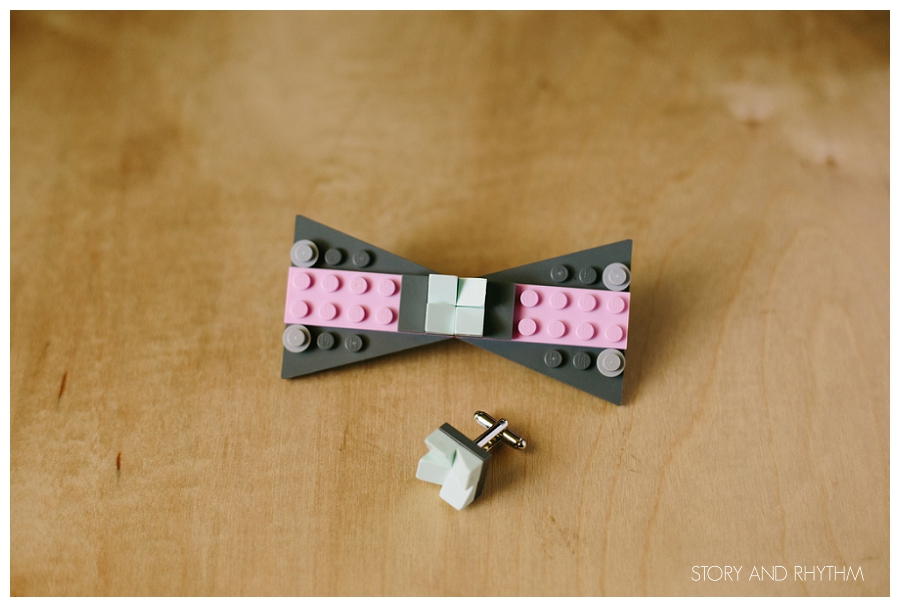 lego bowtie and cufflink