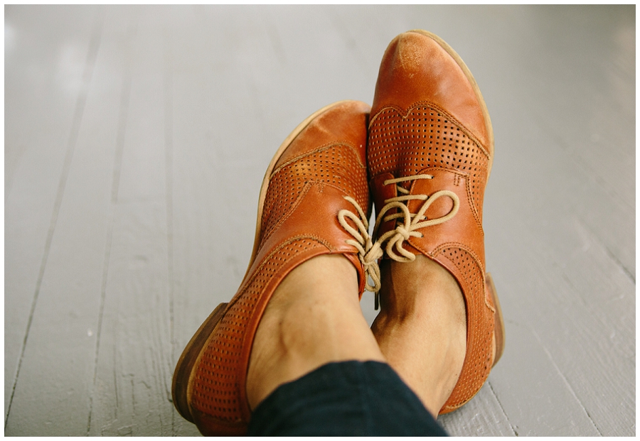 Wedding shoes for photographers