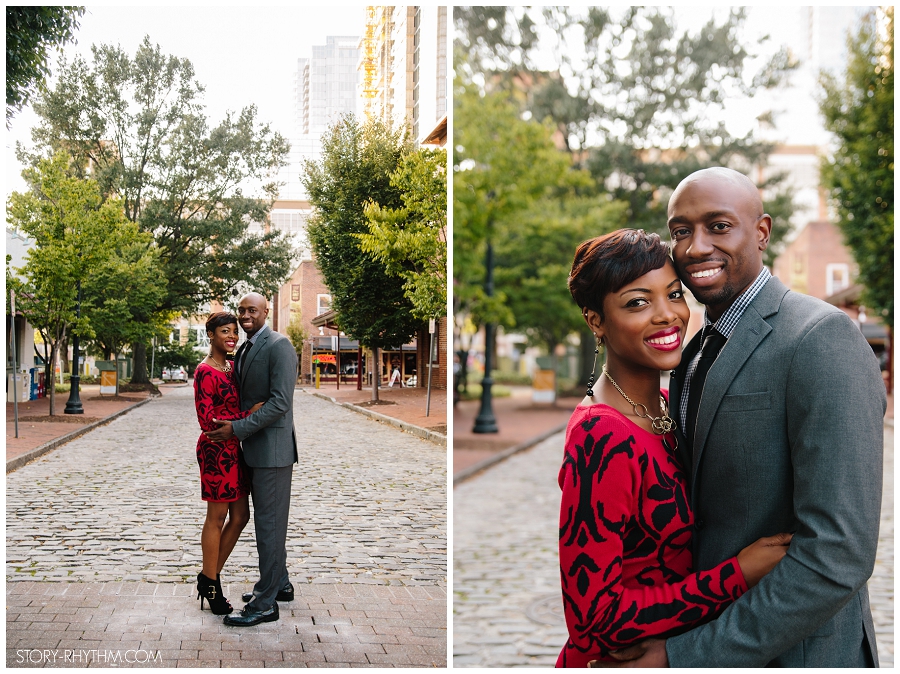 Engagement photos in Downtown Raleigh_0425