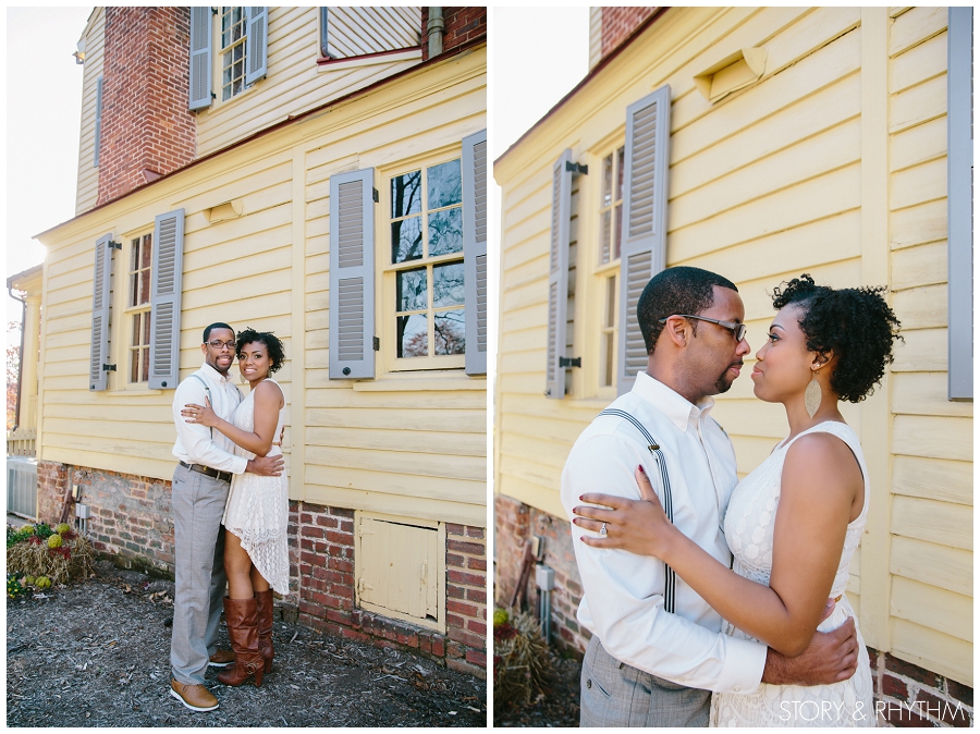 Mordecai House engagement photos