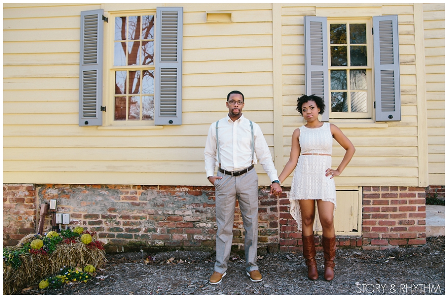 Engagement Photography at Mordecai House 