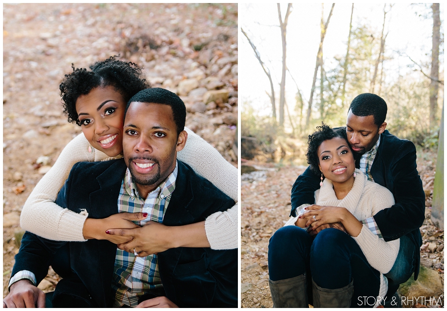 Yate's Mill Pond park engagement photos