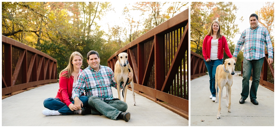 North Carolina State University lake engagement photos