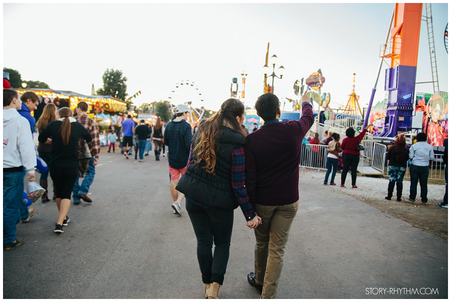 North Carolina State Fair couple photos