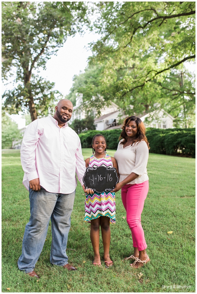 Engagement photos with kids