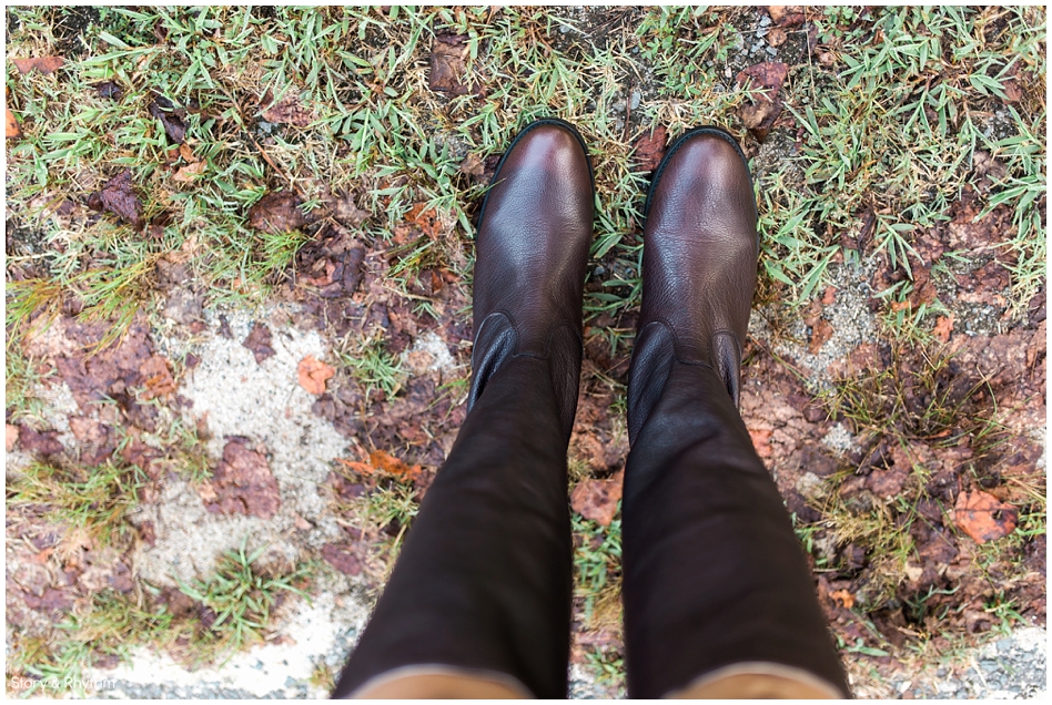 Knee high Frye boots for the winter