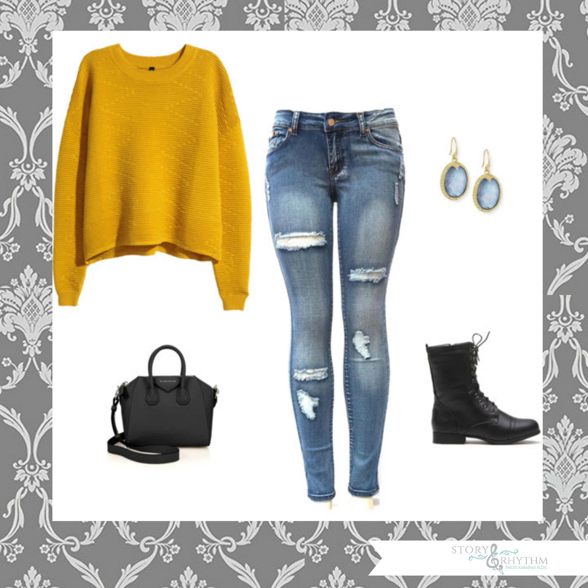 sweater and jeans for fall