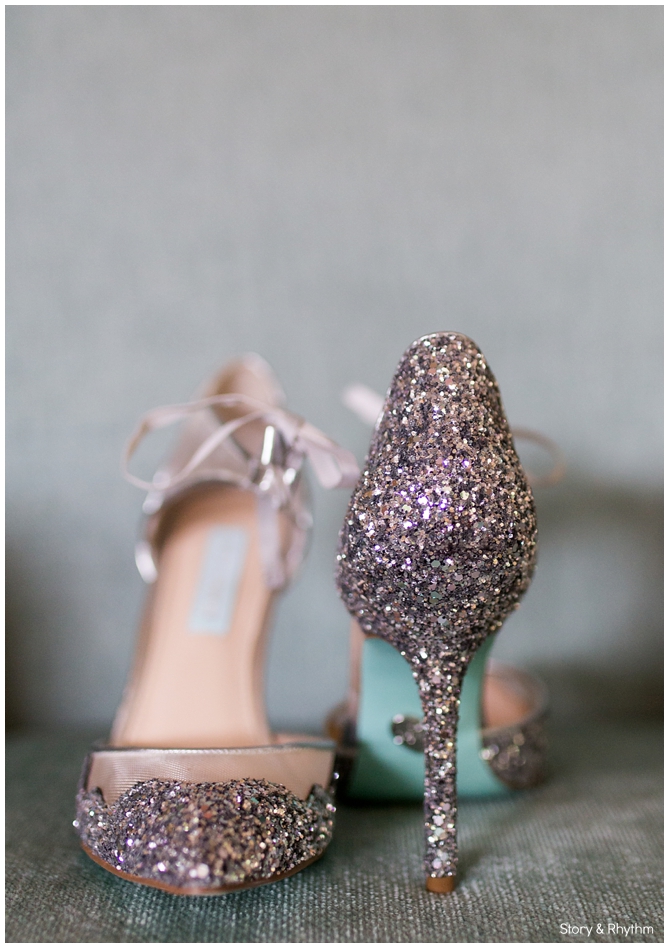Blue by Betsey Johnson wedding shoes