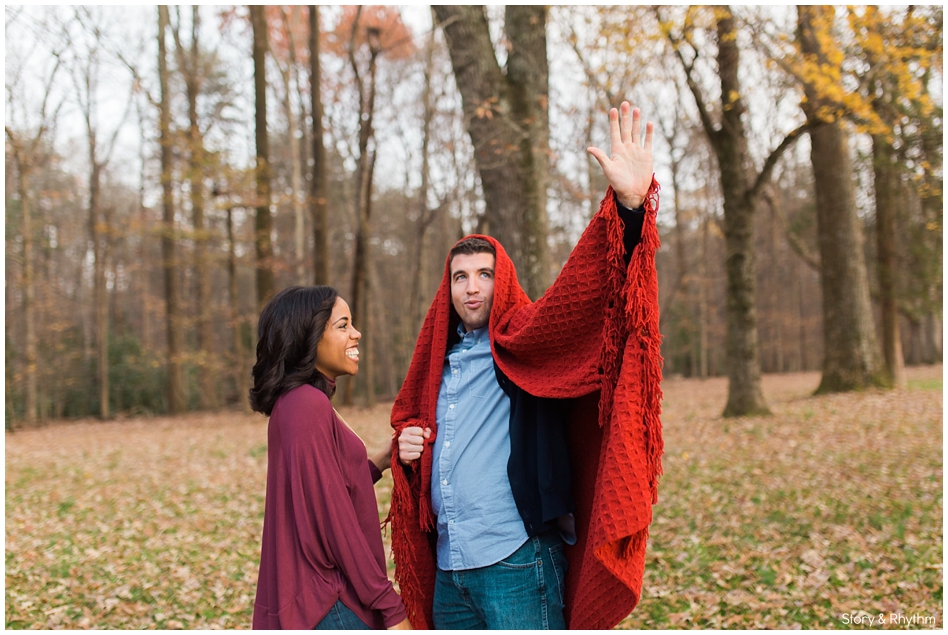 Greensboro engagement photo session