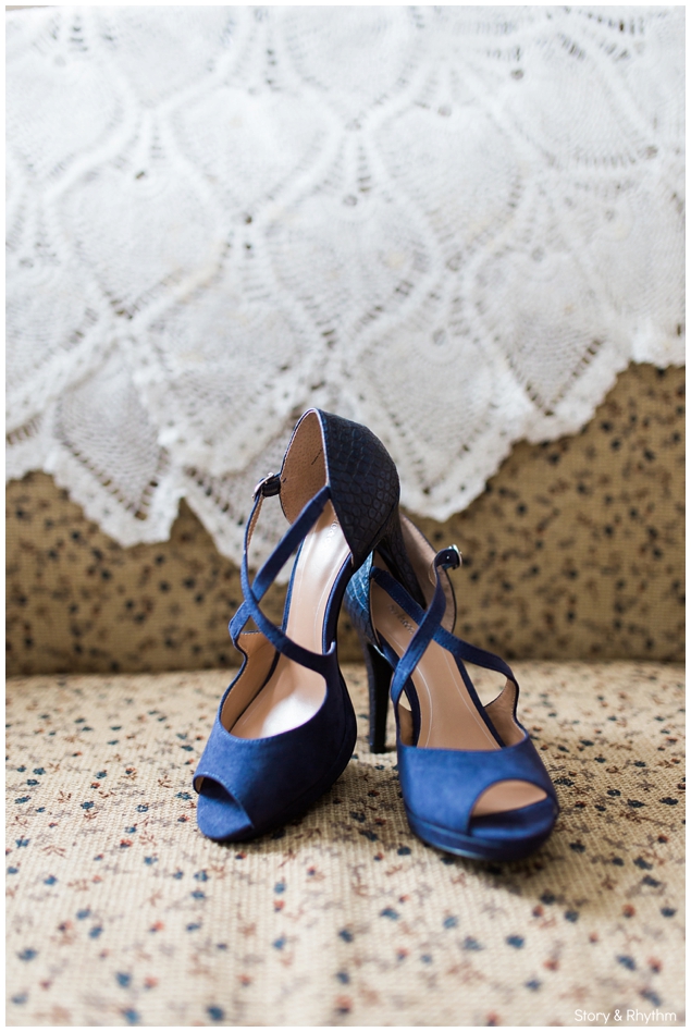 Navy blue shoes for wedding