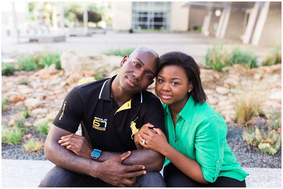 Fun engagement photos in North Carolina