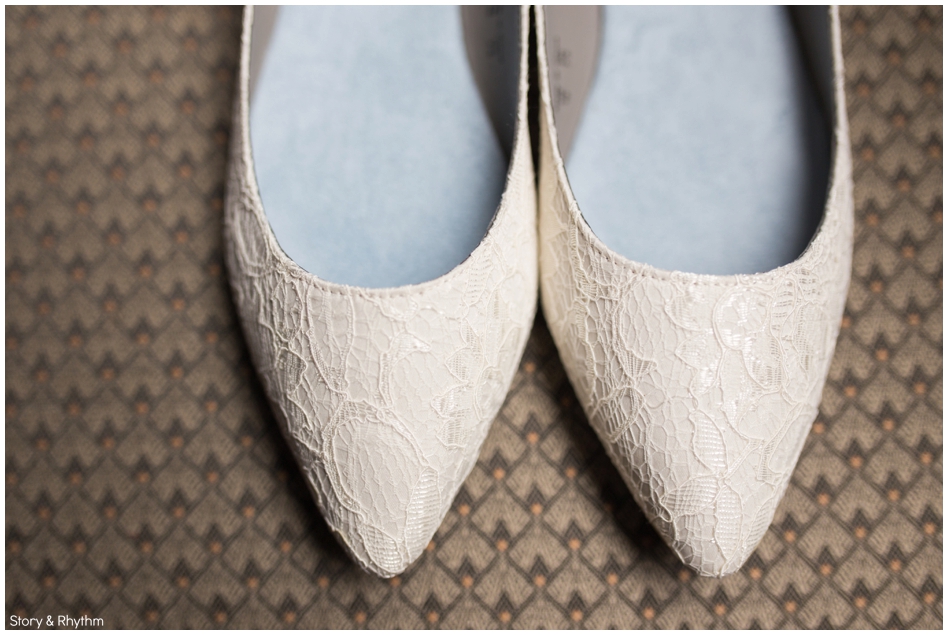 lace flat shoes for wedding
