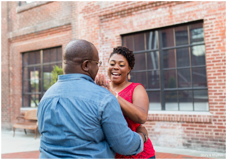 Surprise proposal with Durham couple
