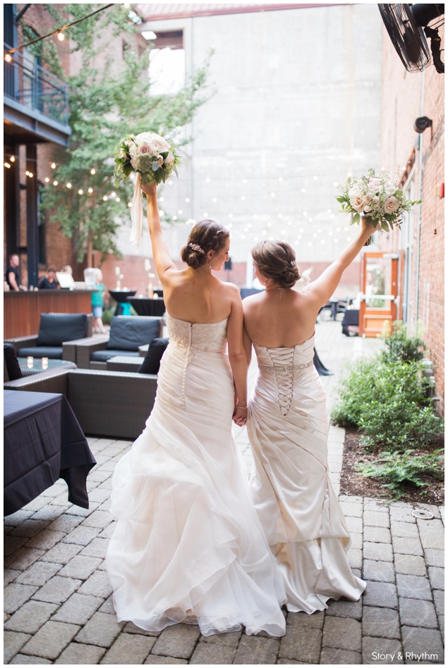 same sex wedding DJ and photographer