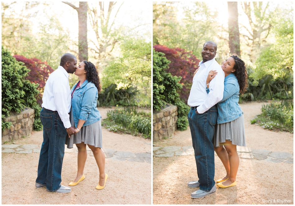 Coker Arboretum engagement photos