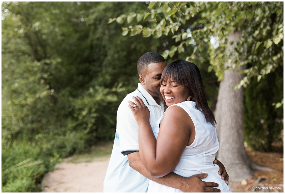 Outdoor engagement photos
