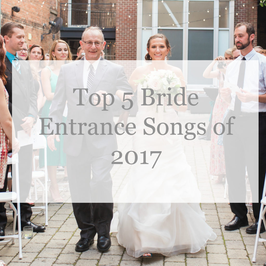 Top 5 bride entrance songs | Durham DJs