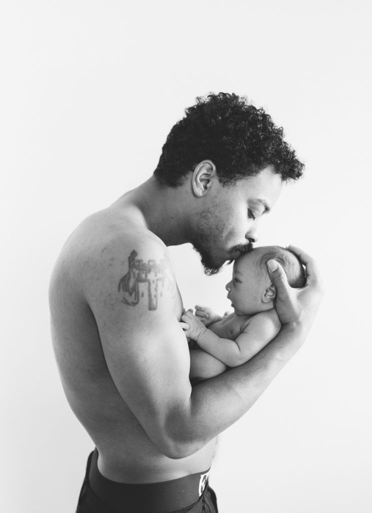 Daddy and baby photos
