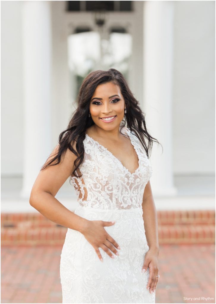 Bridal Portraits at Leslie Alford Mims House - Raleigh NC Photographers