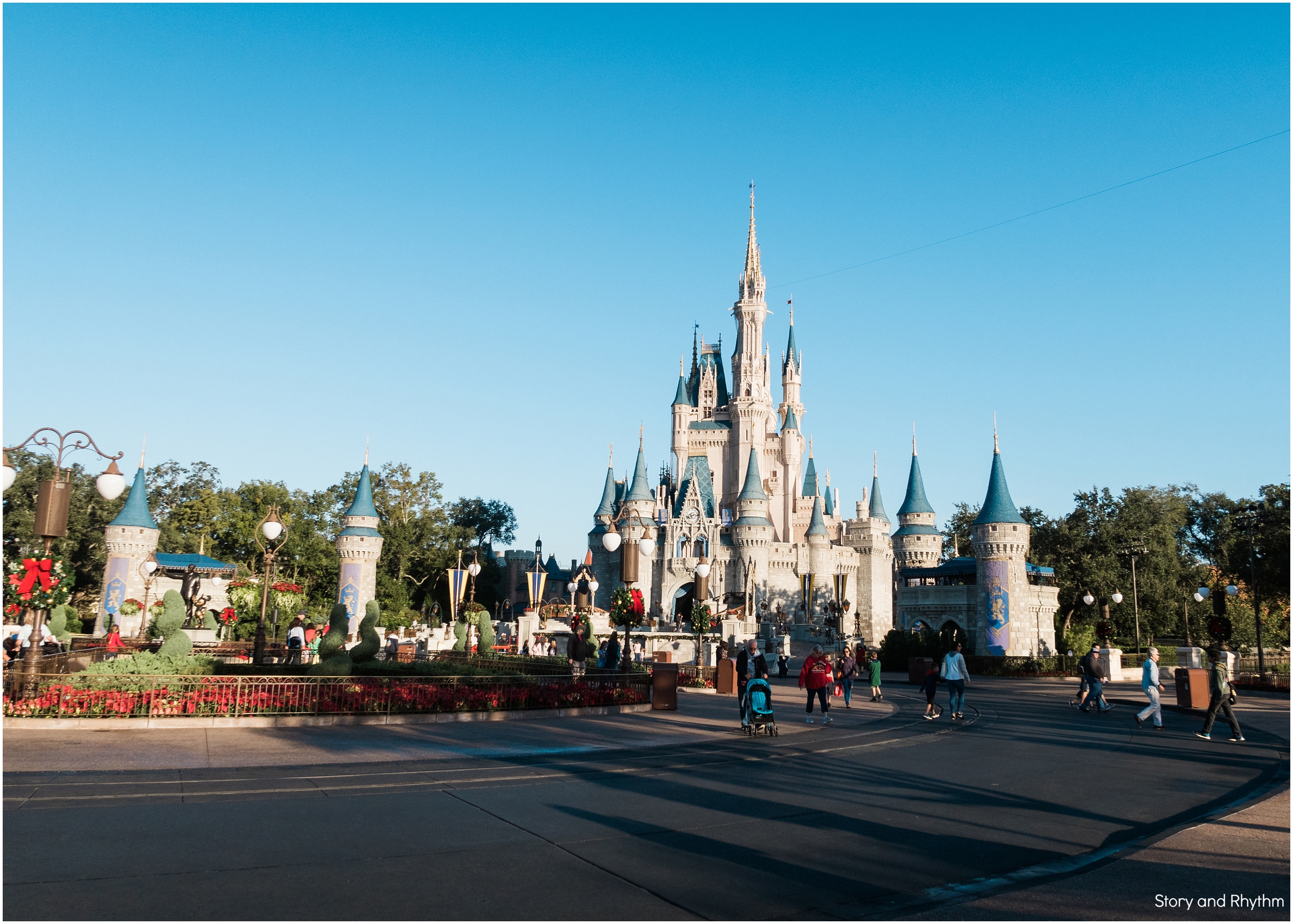 Magic Kingdom at Disney World in December