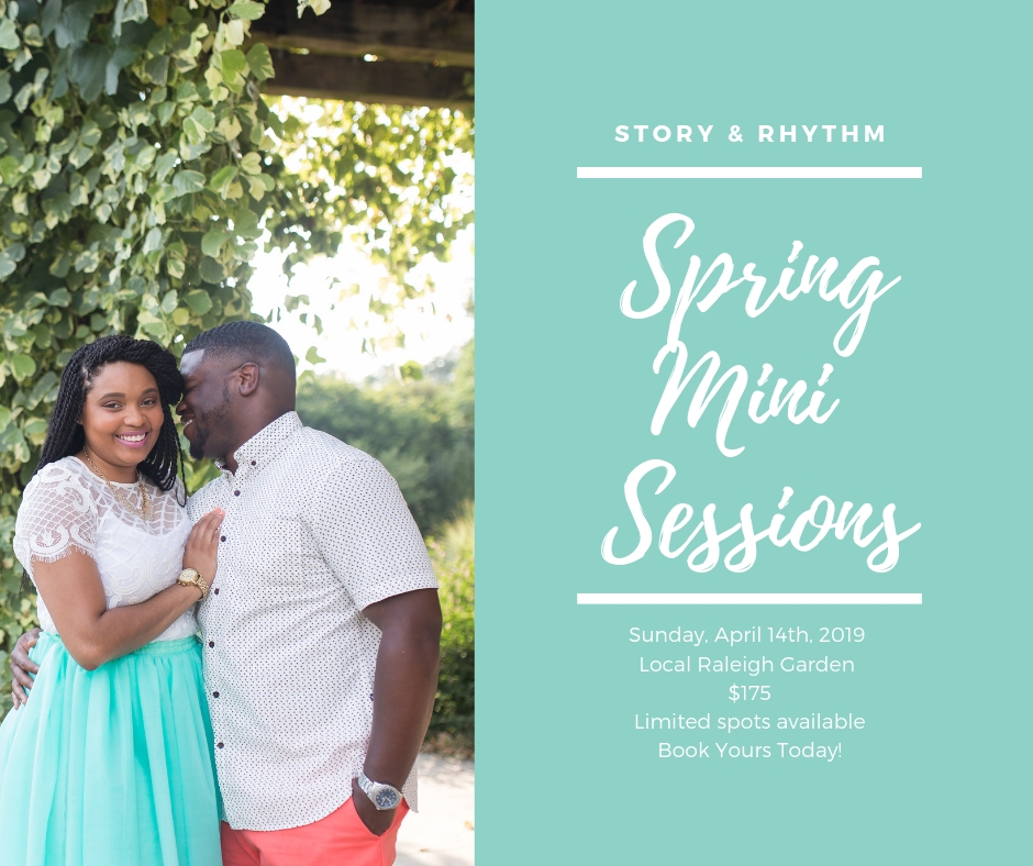 Spring mini sessions in Raleigh NC