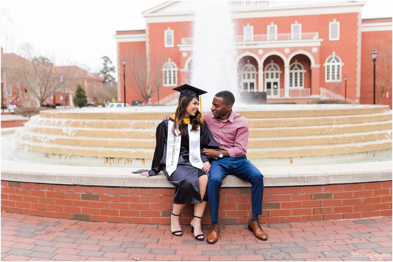 East Carolina University Graduation Portraits Greenville NC Photographer