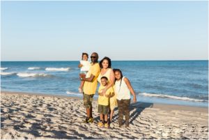 Family portraits at Kure Beach