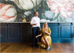 Vogue engagement photos in Raleigh NC