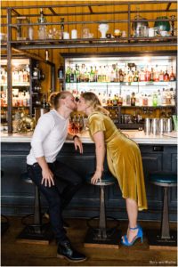 Engagement photos at Haymaker in Raleigh