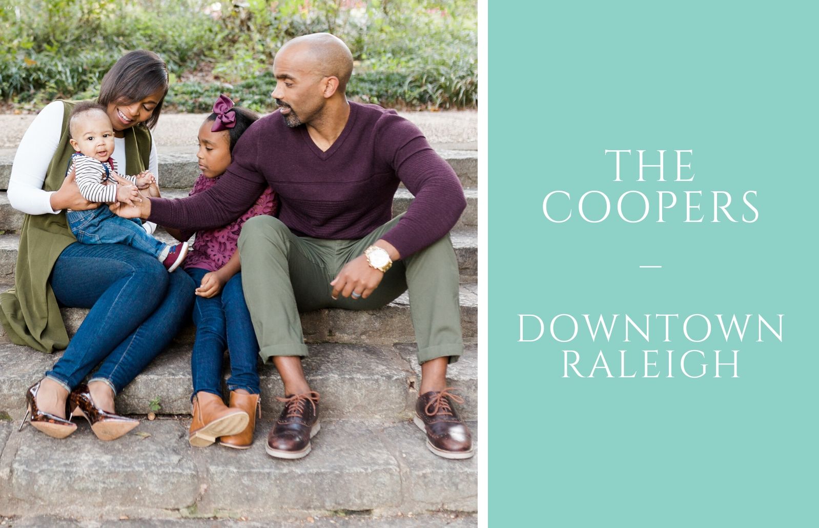 Fall family photograp in Raleigh NC