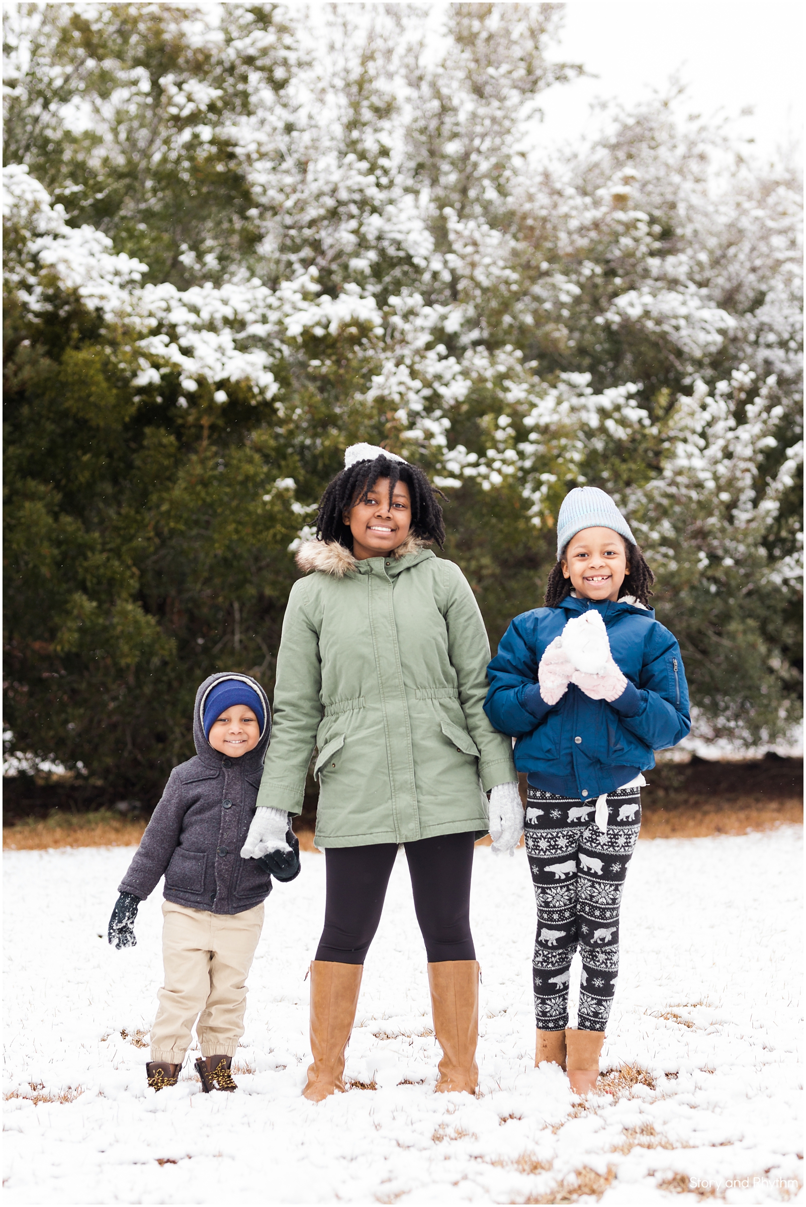 Snow day with kids