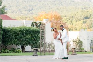 first dance at Lake Lure inn and spa wedding