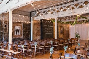 Stockroom at 230 indoor ceremony