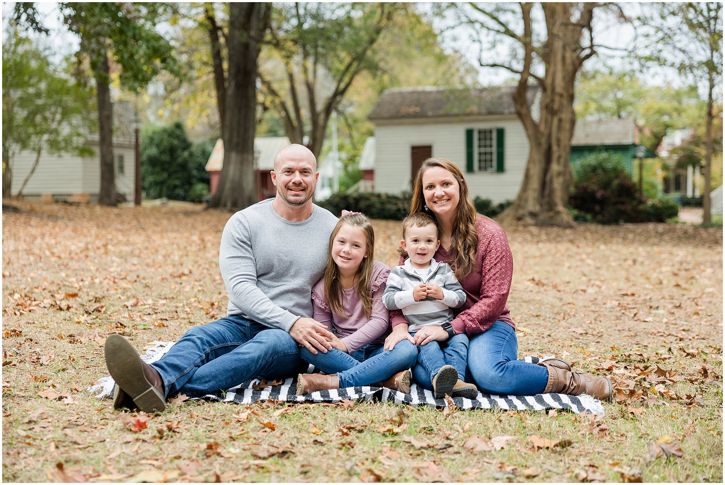 Fall Family Portraits in Raleigh