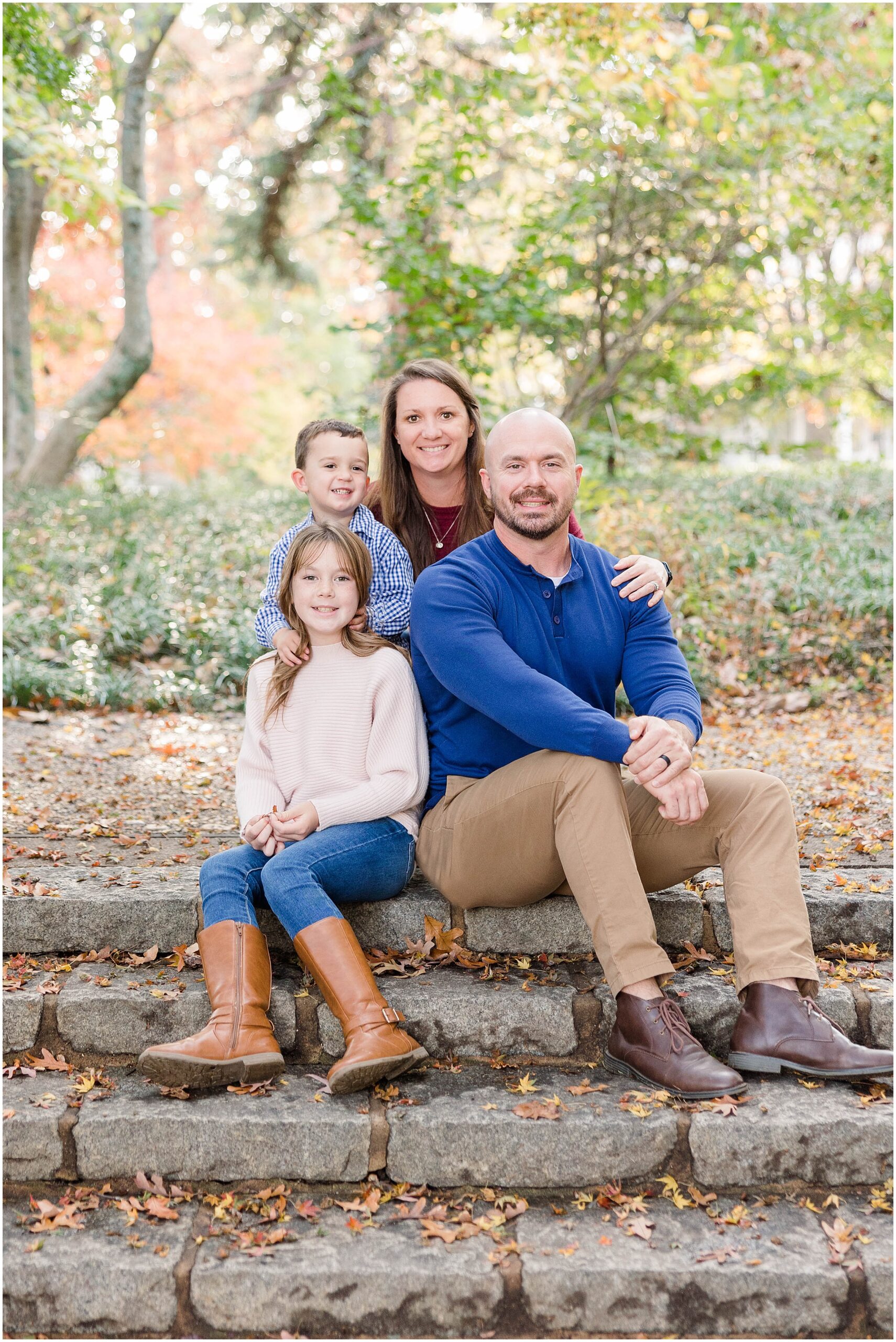 Fall family photos in Durham NC